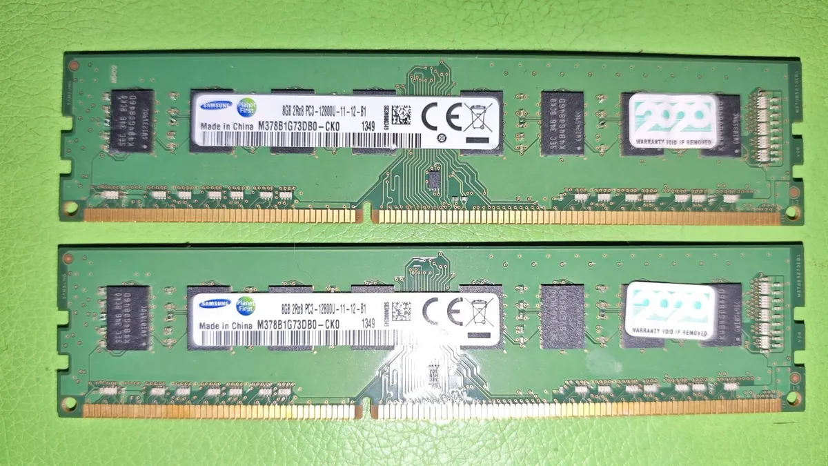 Samsung 16GB DDR3 (2x8GB) PC3-12800U PC Memory RAM