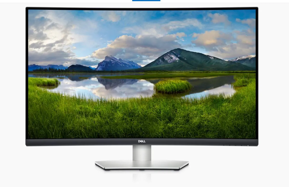 Dell 32" Curved 4K UHD Monitor - Image 1