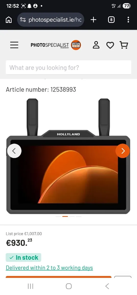 Camera Mointoir/ Hollyland Pro 5 and 7 - Image 2