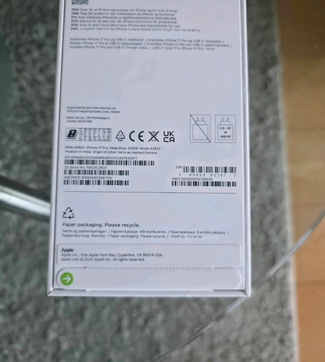 Apple Iphone 17 Pro 256GB IRISH - Image 2