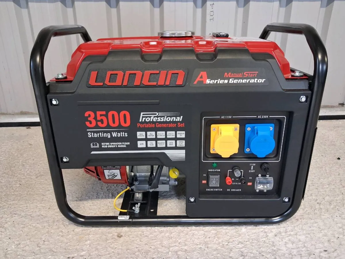 Loncin 3.5Kva Petrol Generator (New) - Image 1