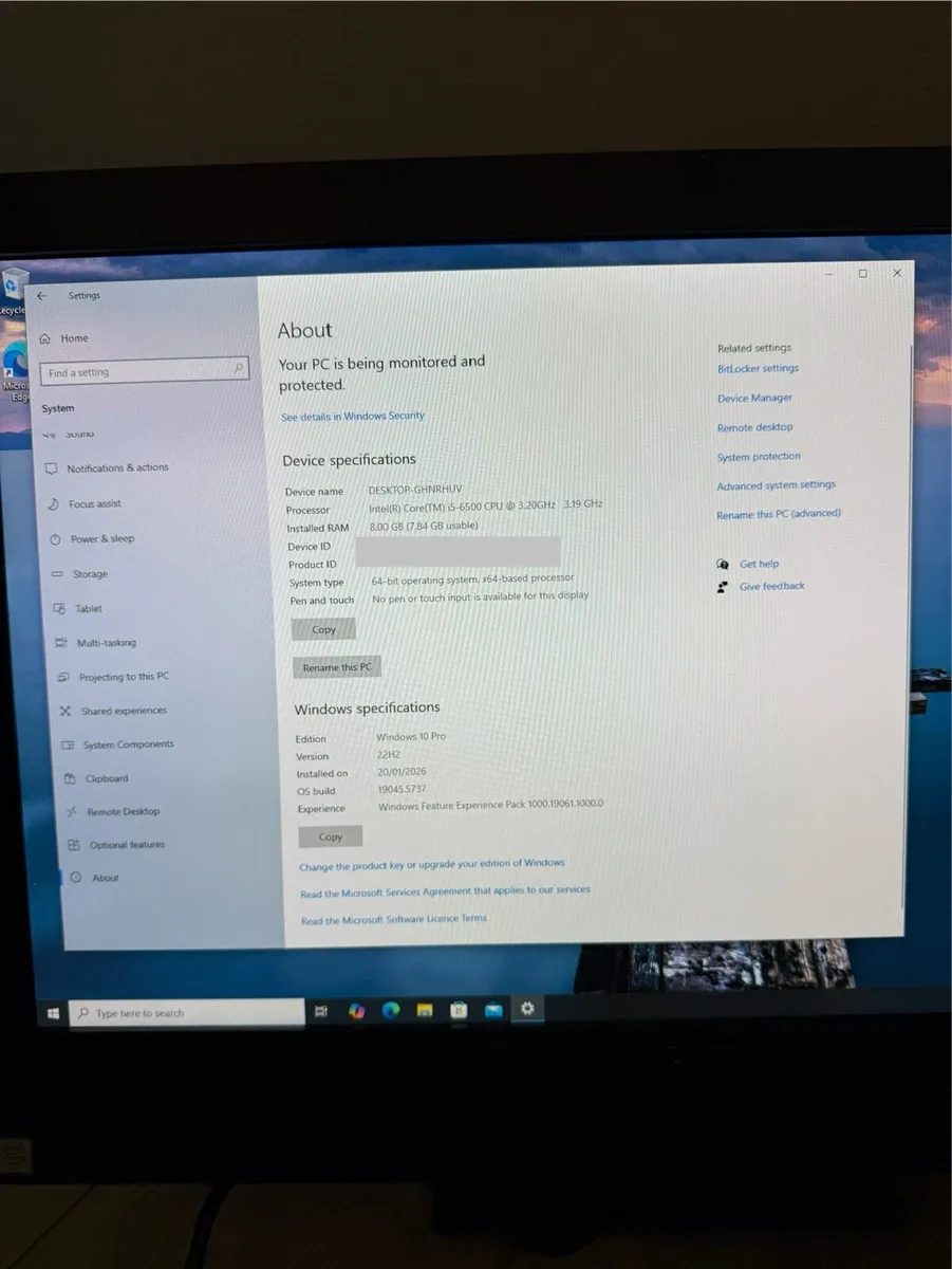 DELL OptiPlex 7440 All in one PC - Image 2