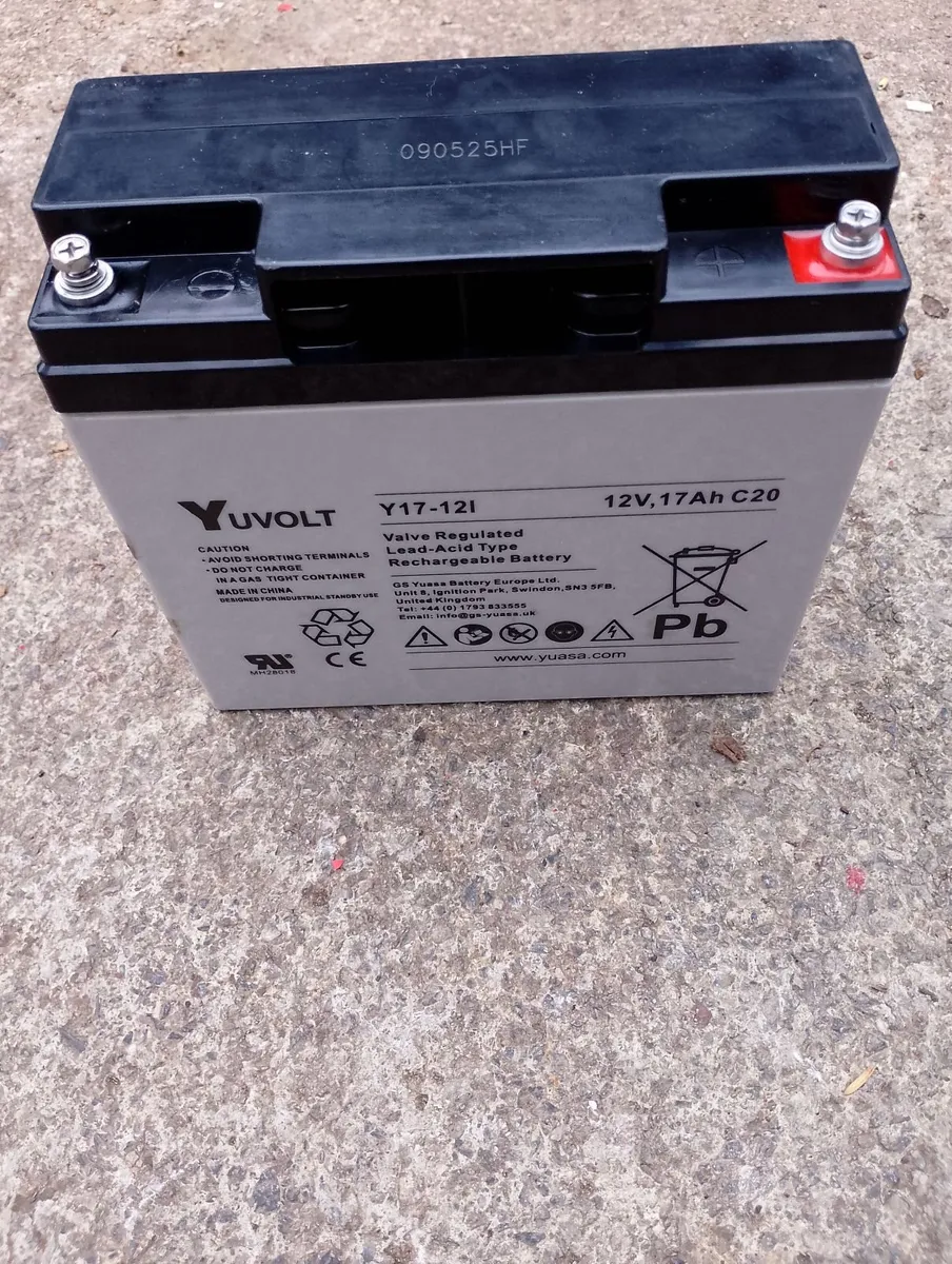 New 12v 17ah battery