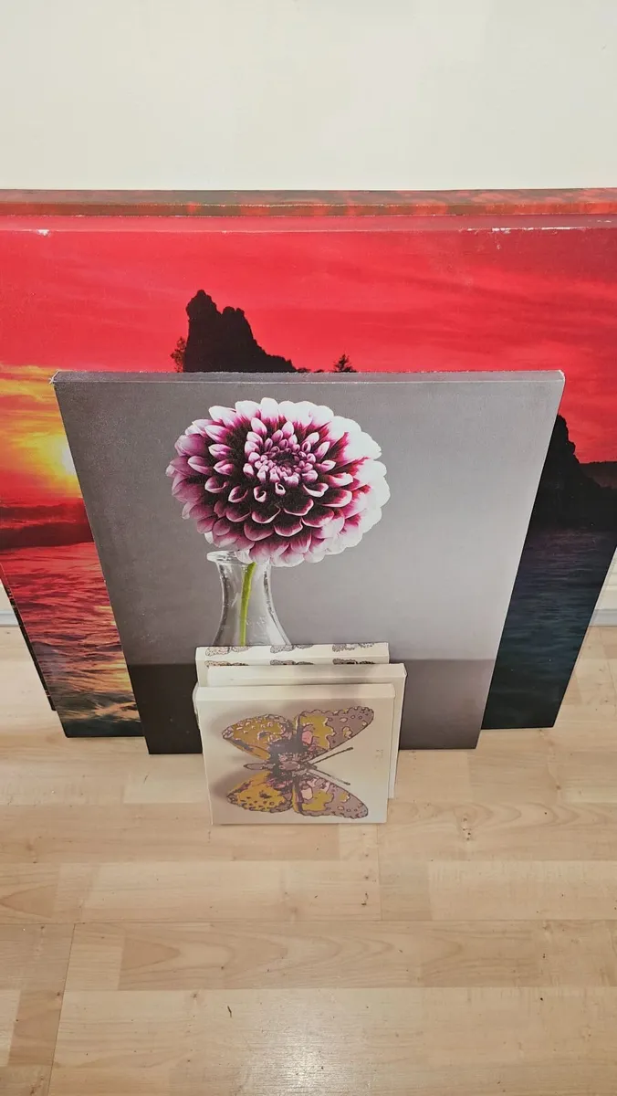 Mixed prints - mixed canvases - ideal for re use - Image 3