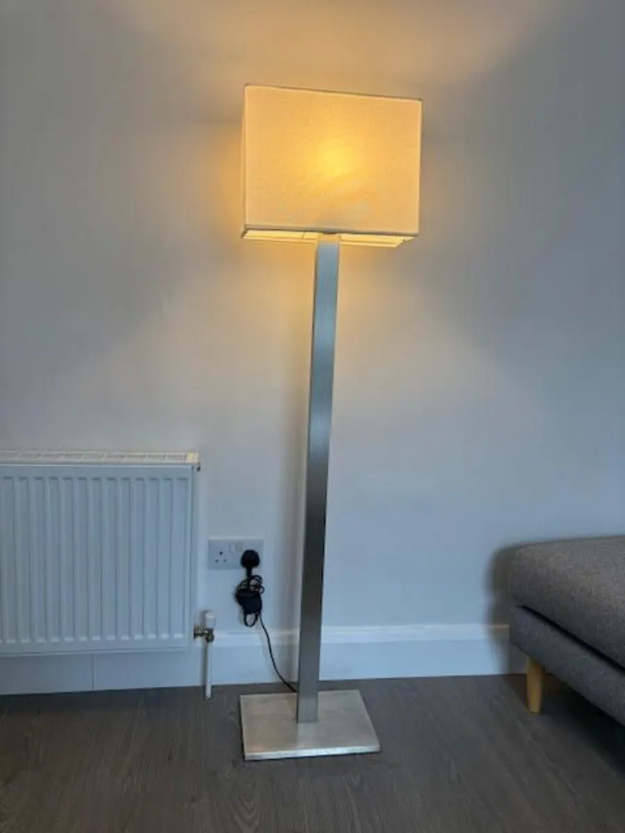 Tall lamp.