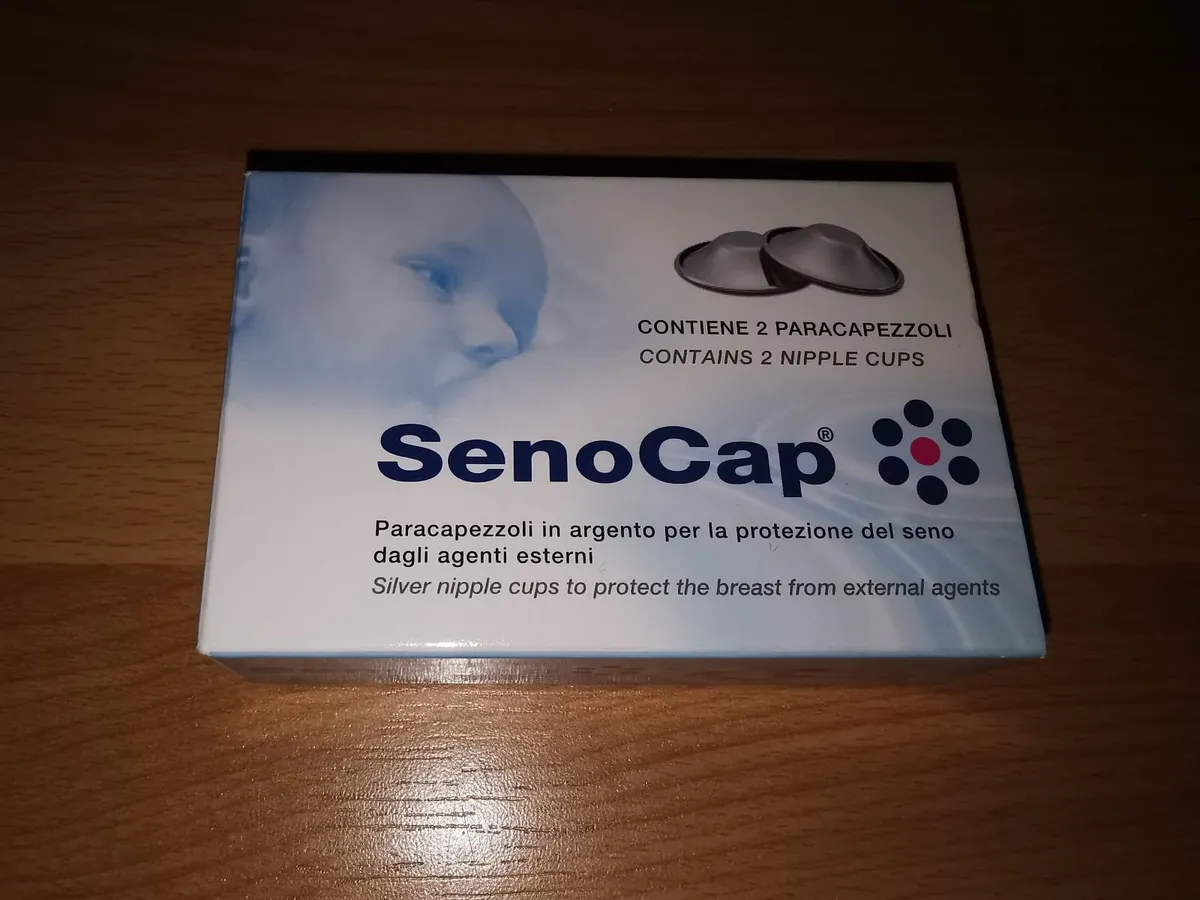 SenoCap silver nipple cups – like new