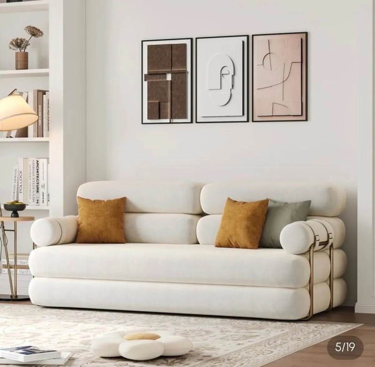 3 seater convertible sofa bed - new in the box! - Image 3