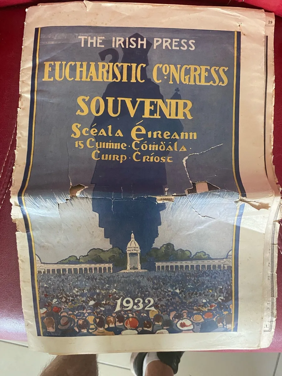 Irish Press Souvenir 1932 Eucharistic Congress - Image 1