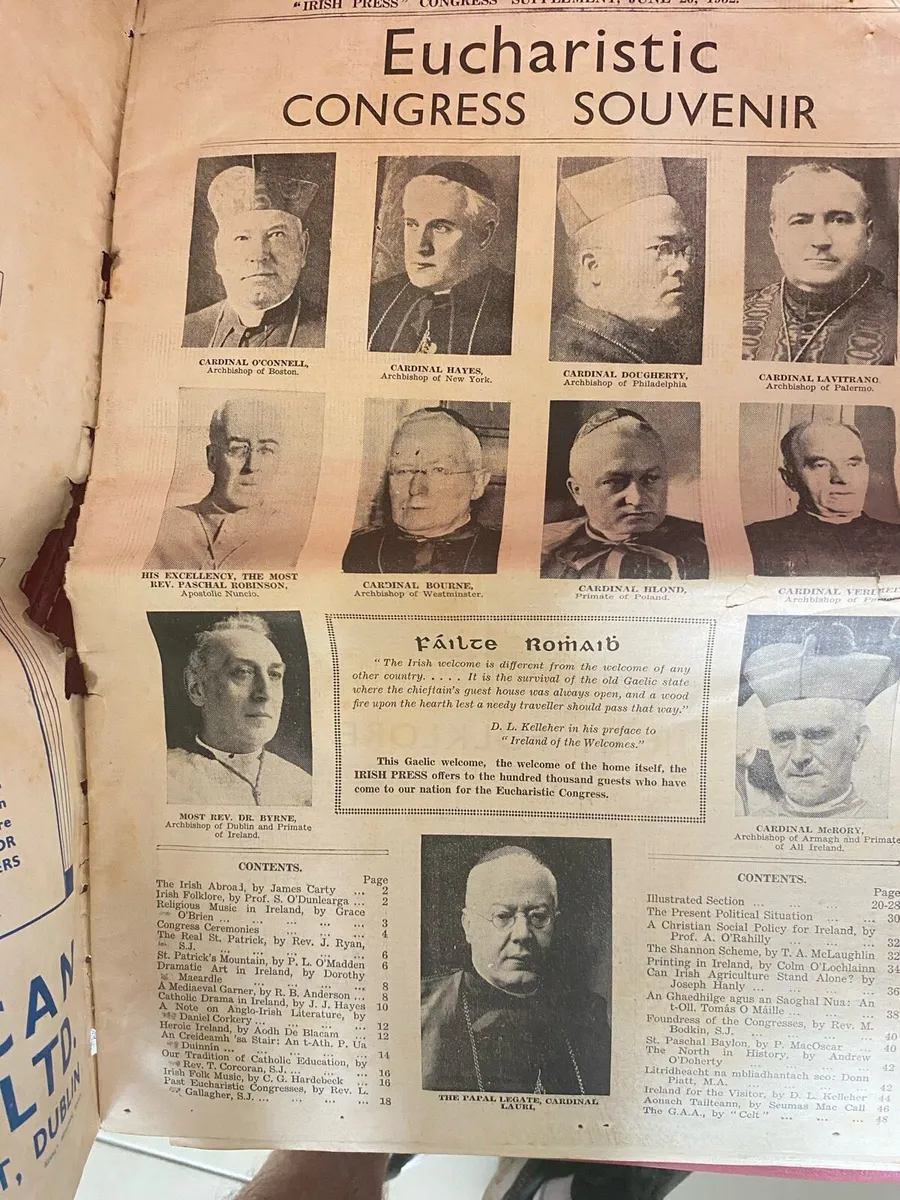 Irish Press Souvenir 1932 Eucharistic Congress - Image 2