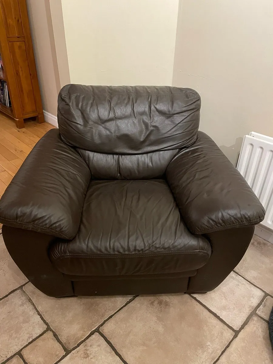 Armchair and Timber Mantle - Image 1