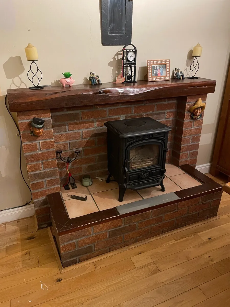 Armchair and Timber Mantle - Image 2