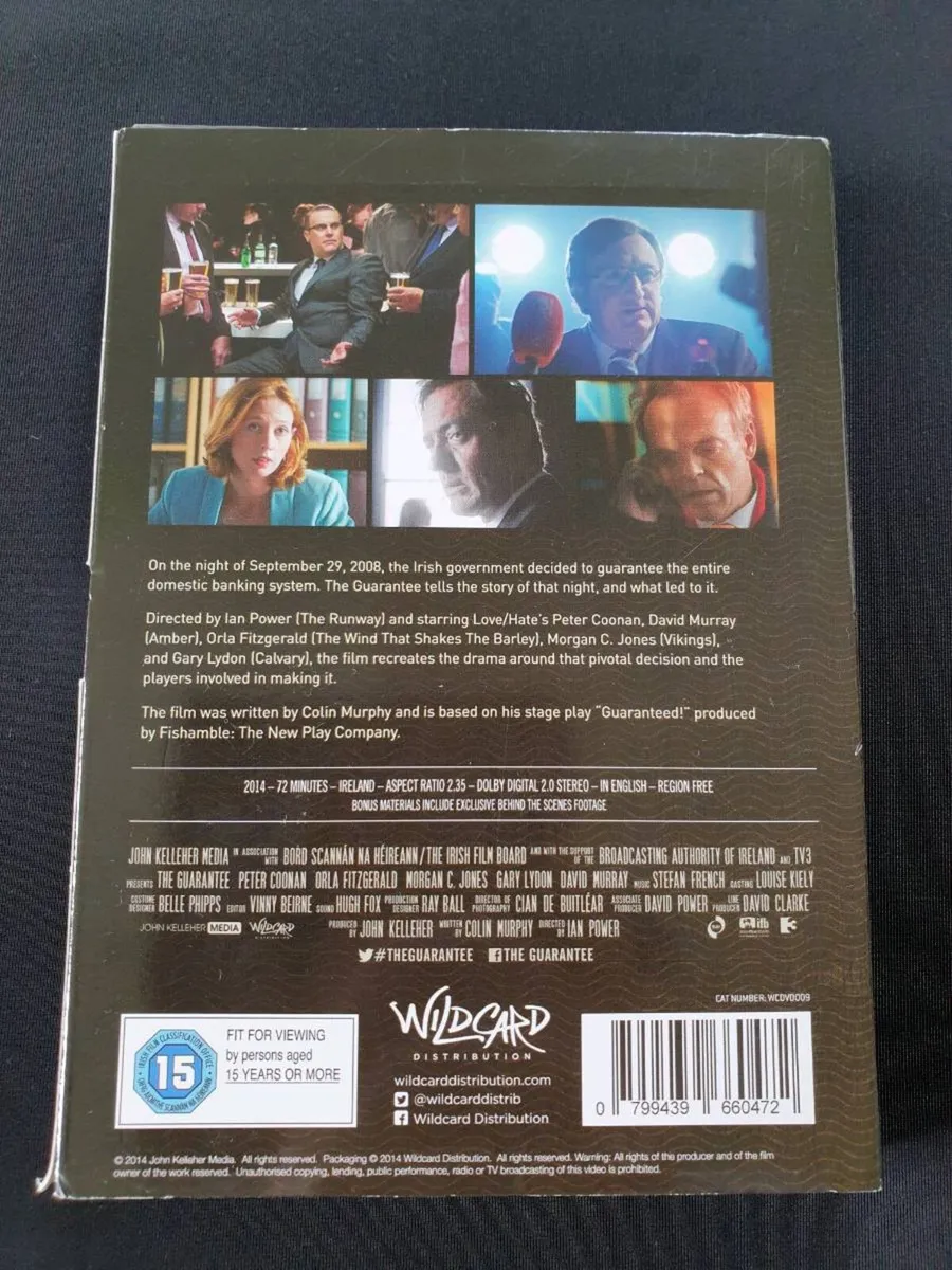 The Guarantee 2014 DVD Irish Banking Crisis Film - Image 2