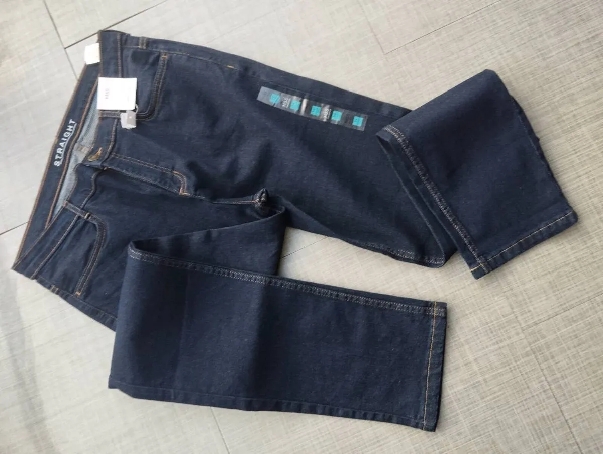 New M&S Straight Jeans, 14 long - Image 2