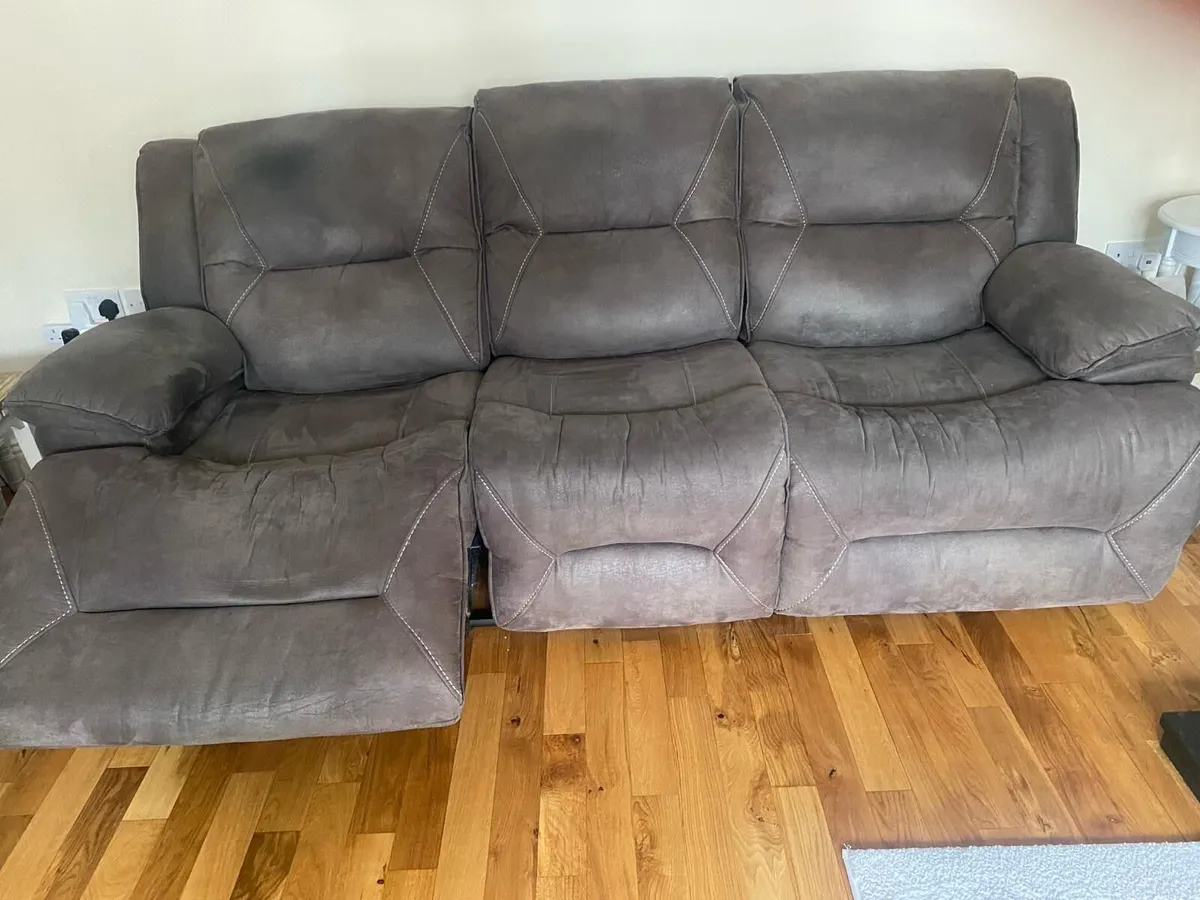 Madison 3 Seater, 2 Recliner Sofa