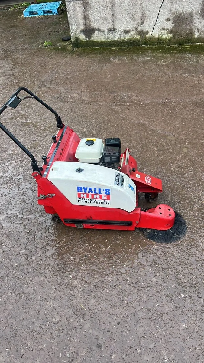 Walk behind Petrol Sweeper & Collector Brush - Image 1