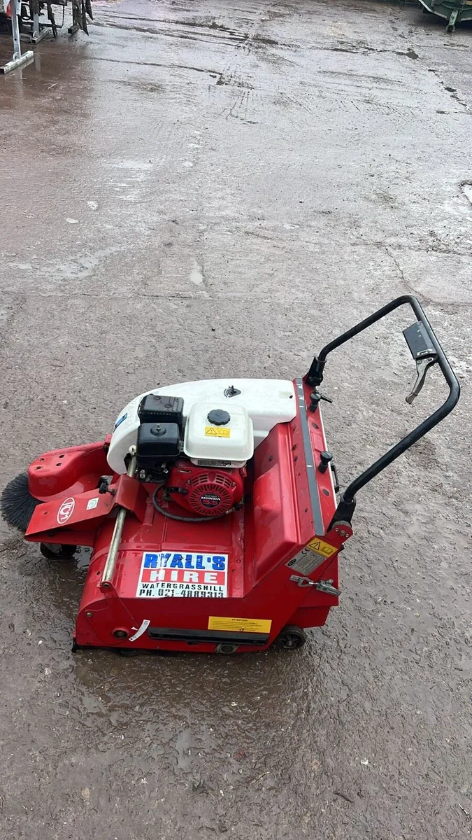 Walk behind Petrol Sweeper & Collector Brush - Image 2