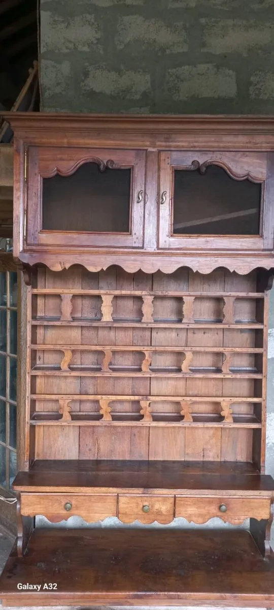 Antique French kitchen Dresser huge oak beautiful - Image 2