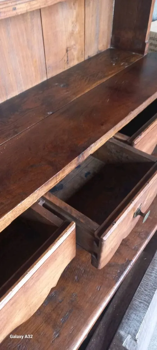 Antique French kitchen Dresser huge oak beautiful - Image 3