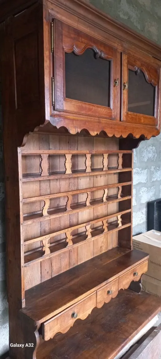 Antique French kitchen Dresser huge oak beautiful - Image 4