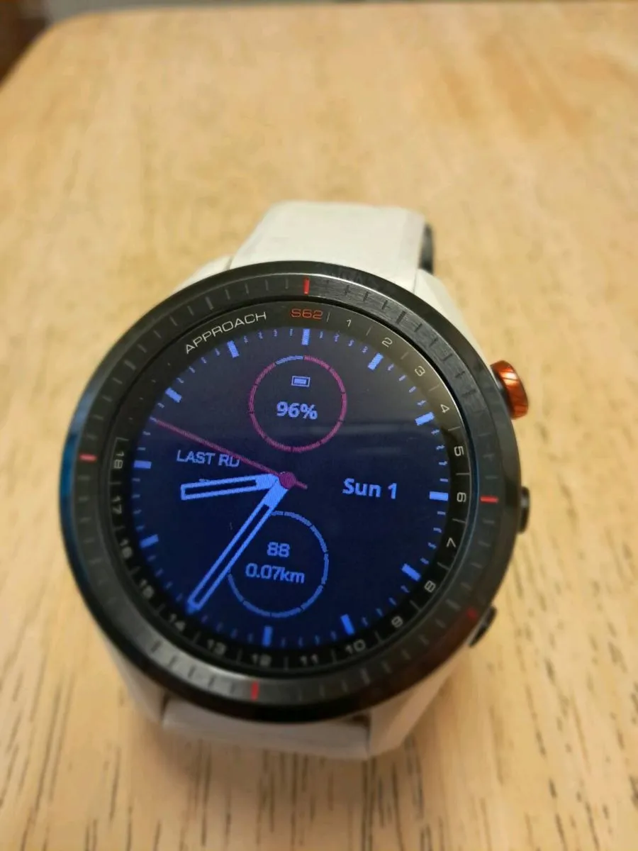 As New - Garmin Approach S62 Golf GPS Smart Watch - Image 1
