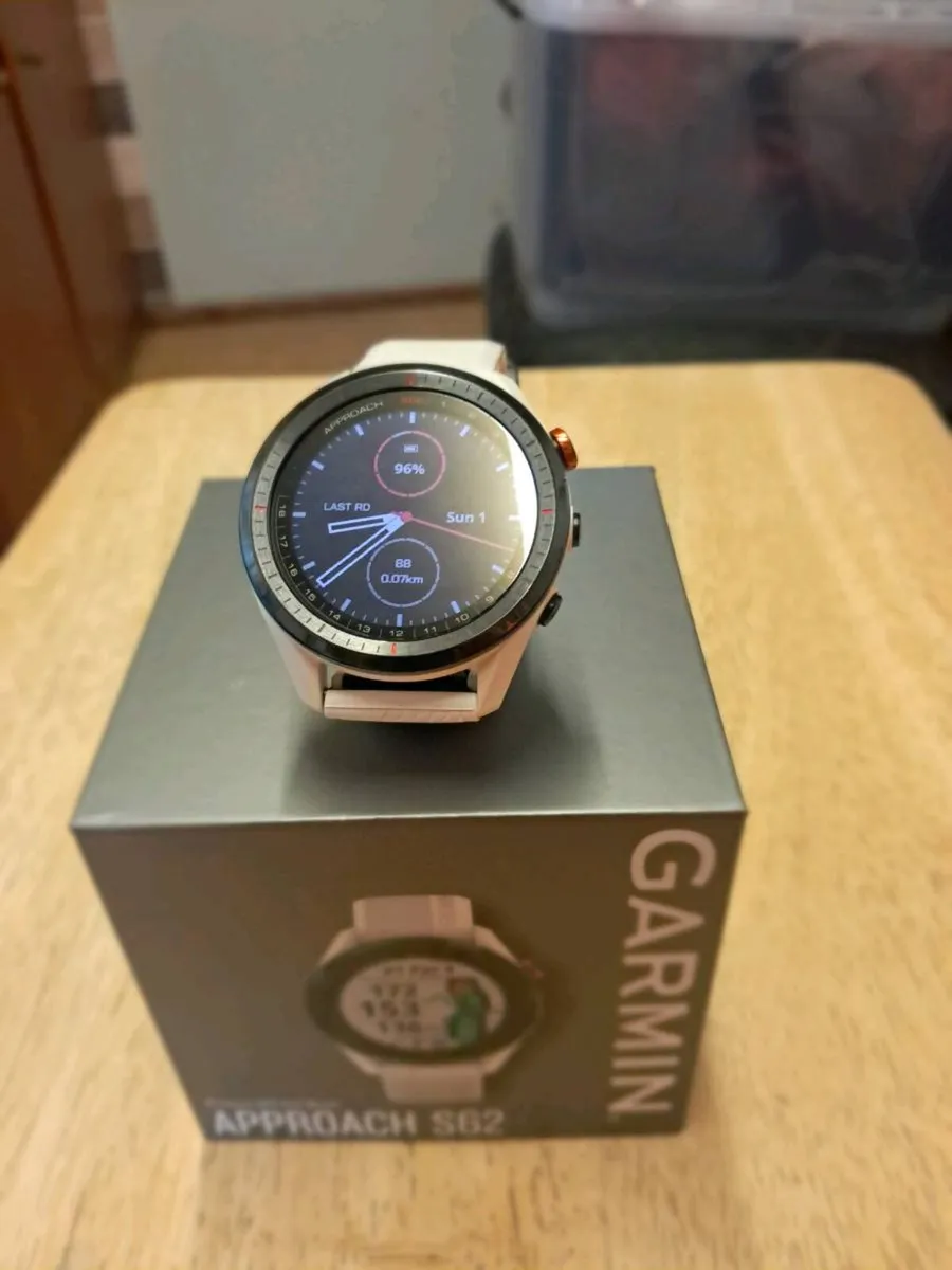 As New - Garmin Approach S62 Golf GPS Smart Watch - Image 2