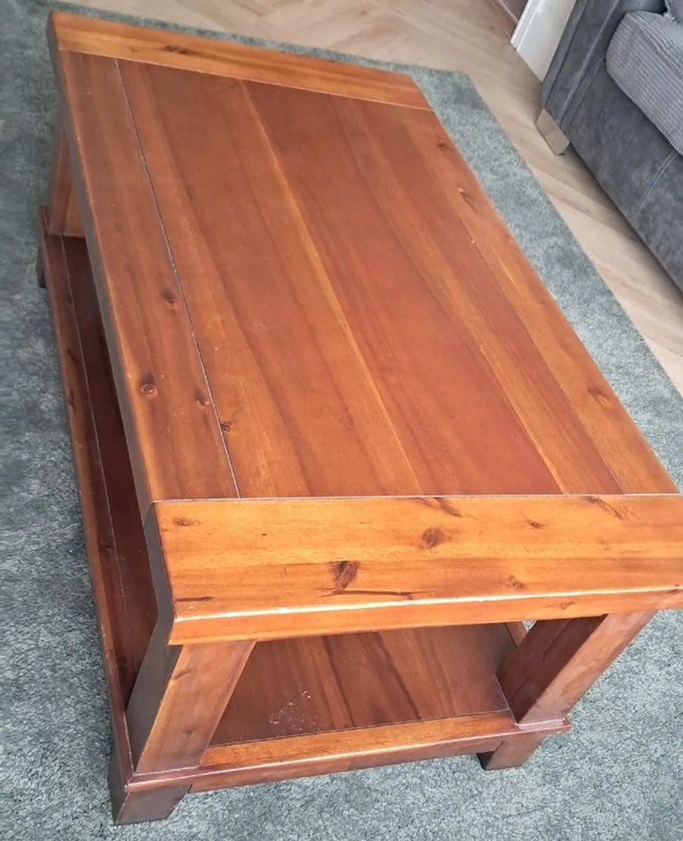 Coffee table solid wood - Image 2