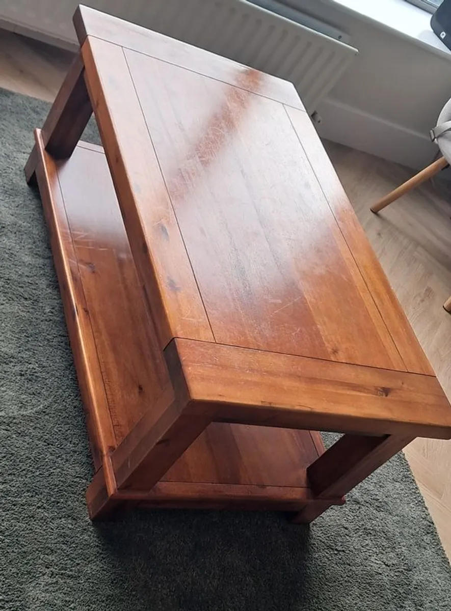 Coffee table solid wood - Image 3