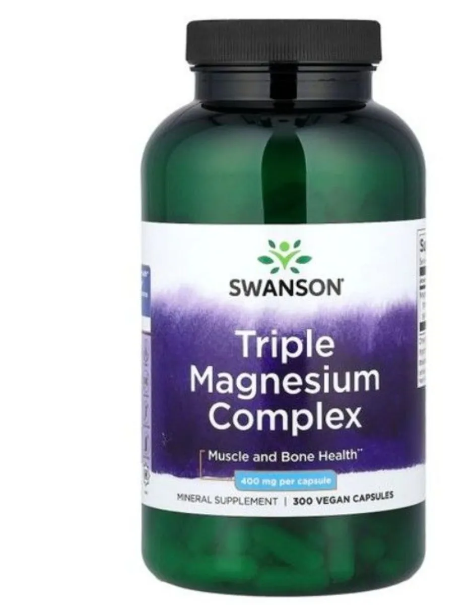 Triple Magnesium Complex, 400 mg, 300 Vegan Capsul - Image 2