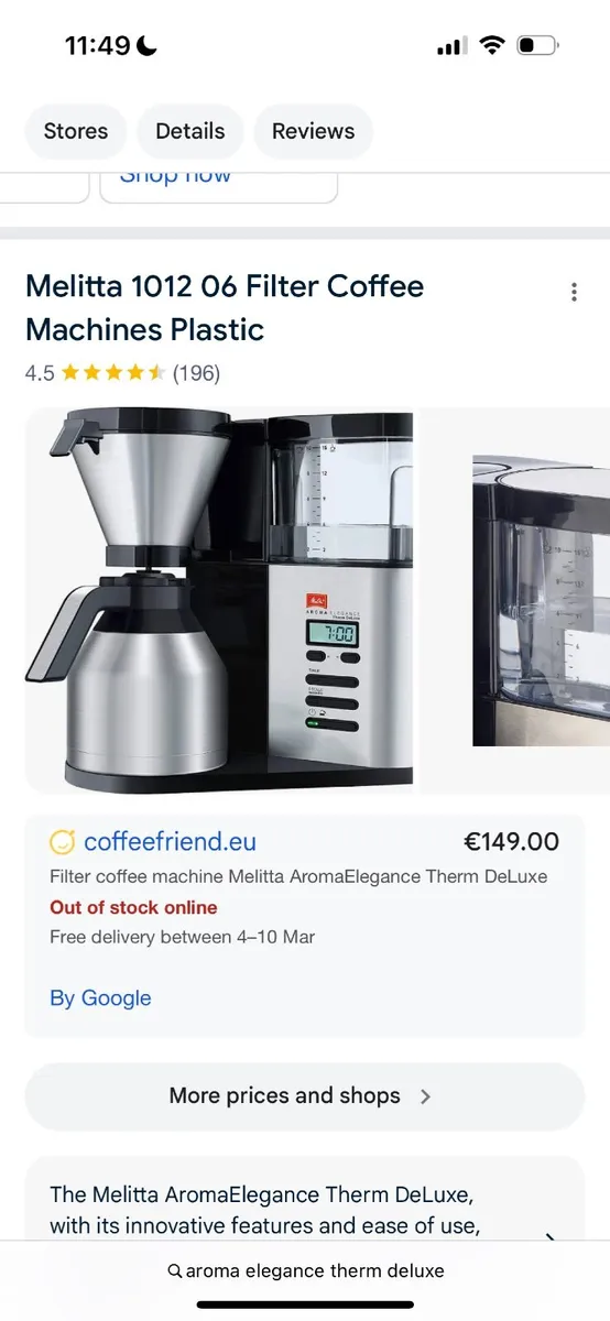 Melitta Filter coffee - Image 1