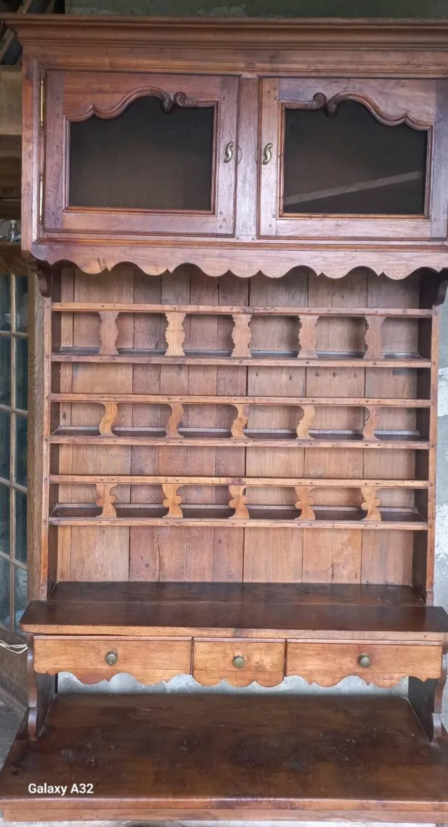 Antique French kitchen Dresser huge oak beautiful - Image 1