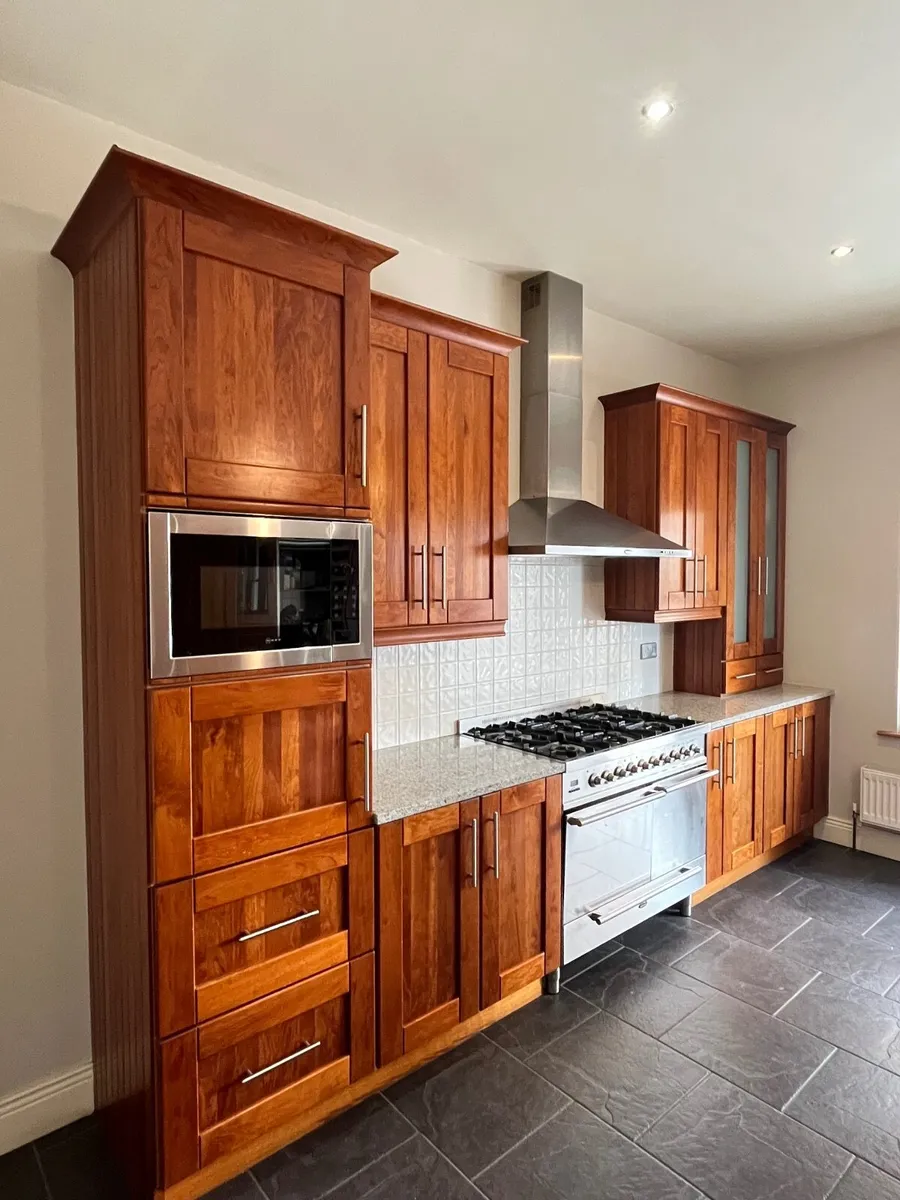 Solid cherrywood kitchen and granite countertops - Image 2