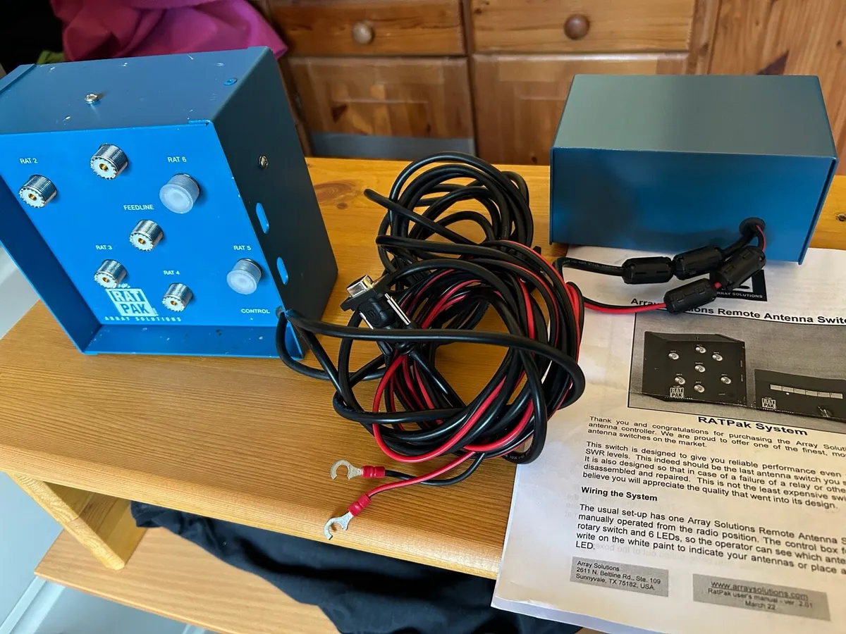 Ham/ cb radio rat pac remote antenna switch new - Image 4