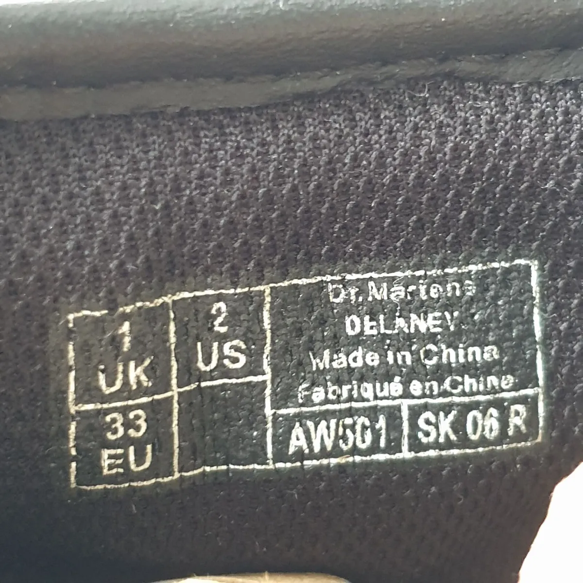 Dr Martens girls sparkly boots size 1 EU 33 Delane - Image 3
