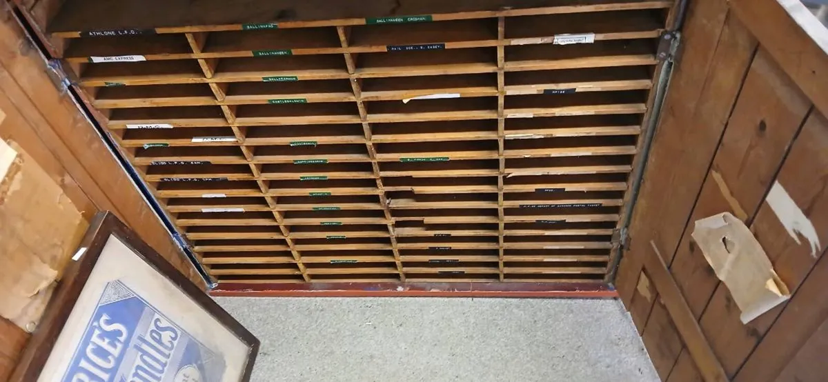 Antique Pigeon hole cabinet - Image 1