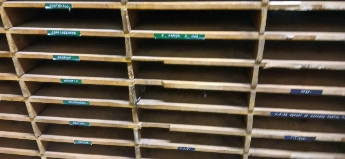 Antique Pigeon hole cabinet - Image 3