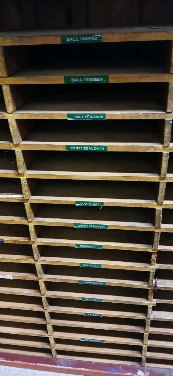 Antique Pigeon hole cabinet - Image 4