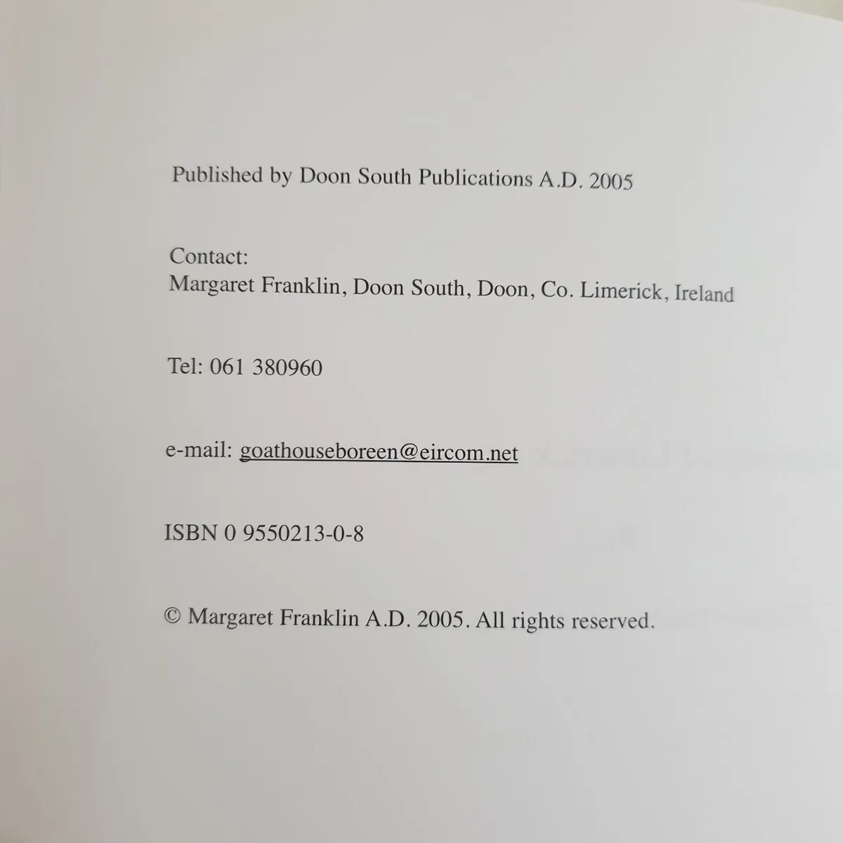 Limerick A biblography of city & county M Franklin - Image 4