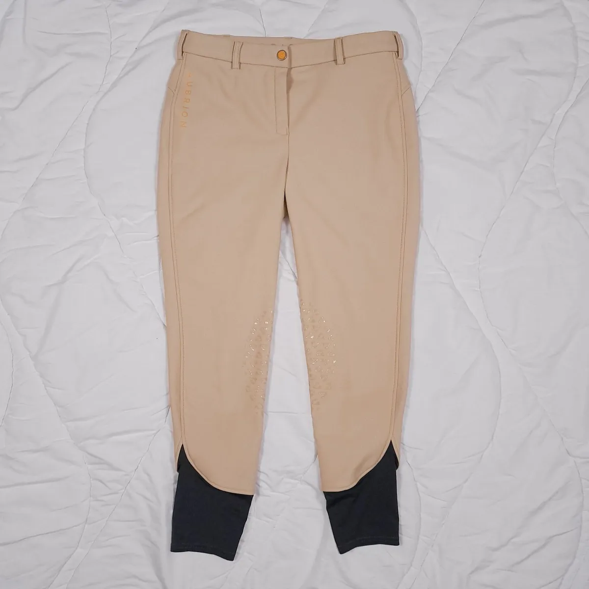 Aubrion Beige Equestrian Jodhpurs Breeches 12UK - Image 1