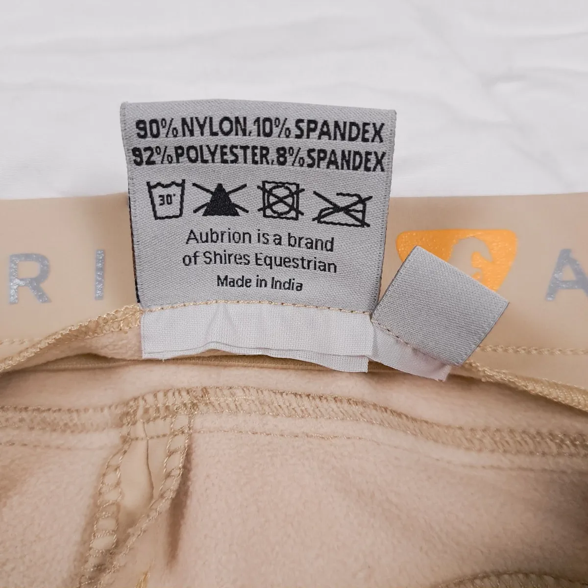 Aubrion Beige Equestrian Jodhpurs Breeches 12UK - Image 2