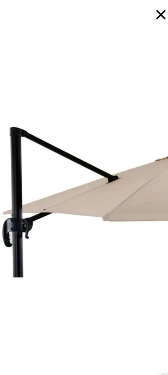 Umbrella Beige Hanging Outdoor--"NEW" - Image 3