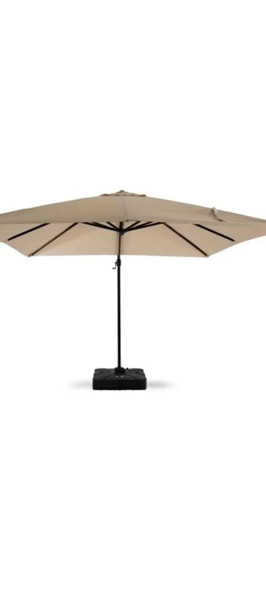 Umbrella Beige Hanging Outdoor--"NEW" - Image 4