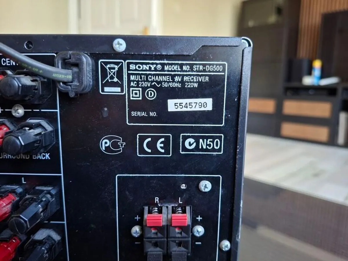 Sony multi channel AC receiver amplifier STR DG500 - Image 4