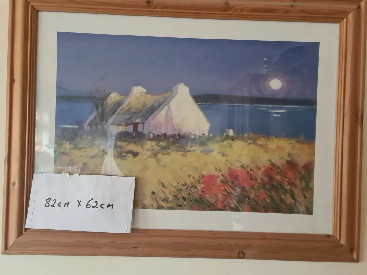 Quality Prints 82cm x 62cm framed in glass…………………… - Image 2