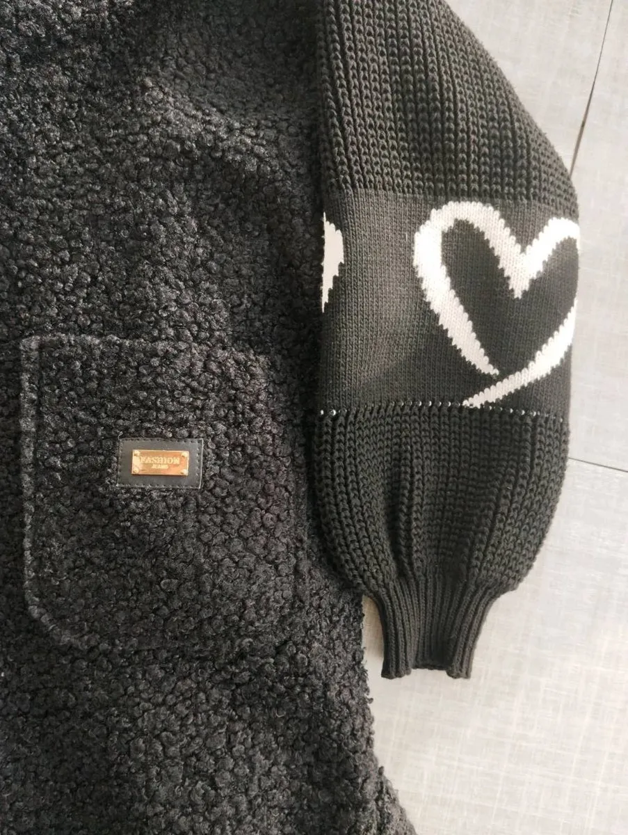 Long heart cardi, size 14 - Image 3