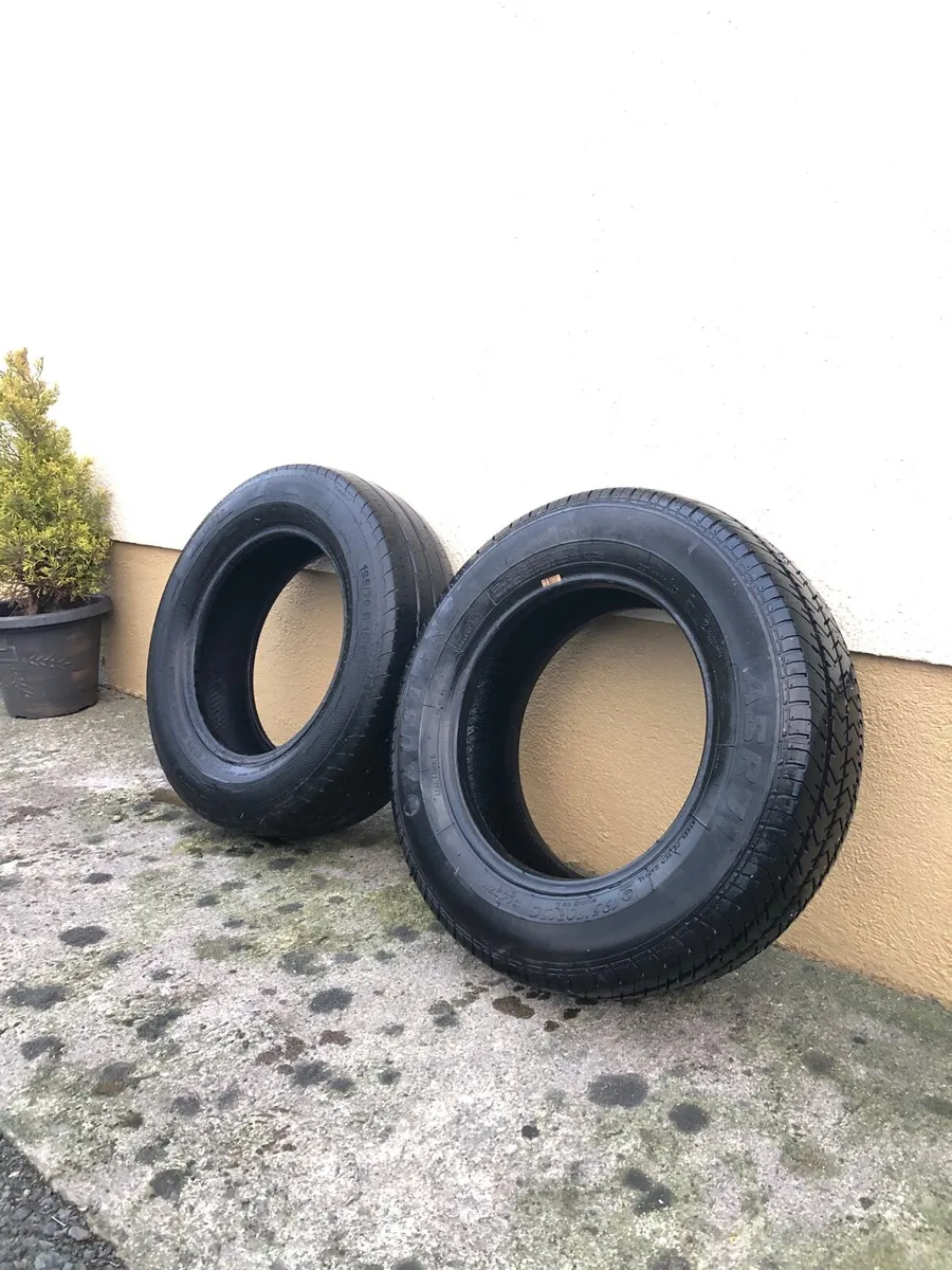 195/70/16c Tyres x2 - Image 1