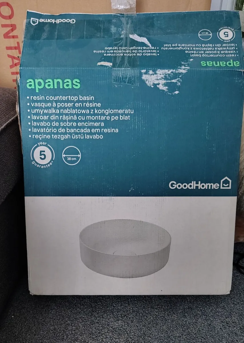 Counter top Basin Apanas GoodHome - Image 1