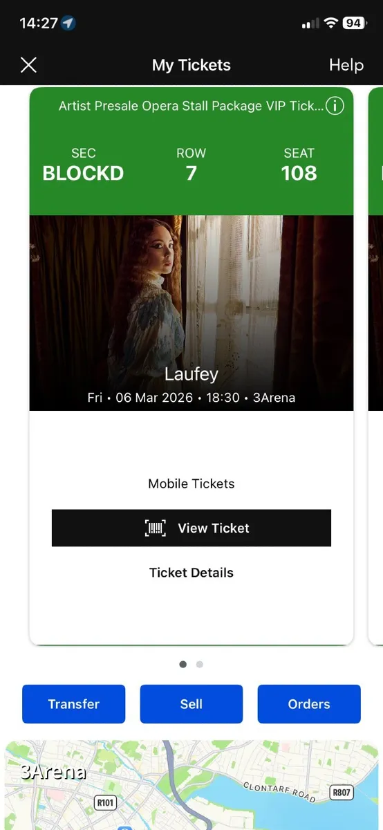 2 x LAUFEY VIP Package Concert Tickets - Image 1