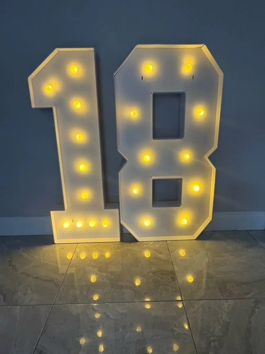 18 LED Light up Number - Image 1