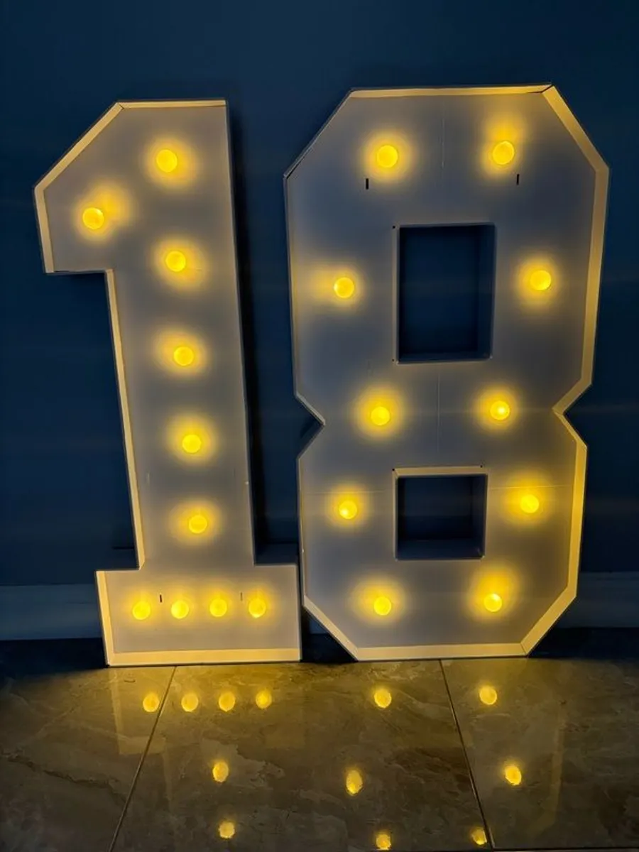 18 LED Light up Number - Image 2