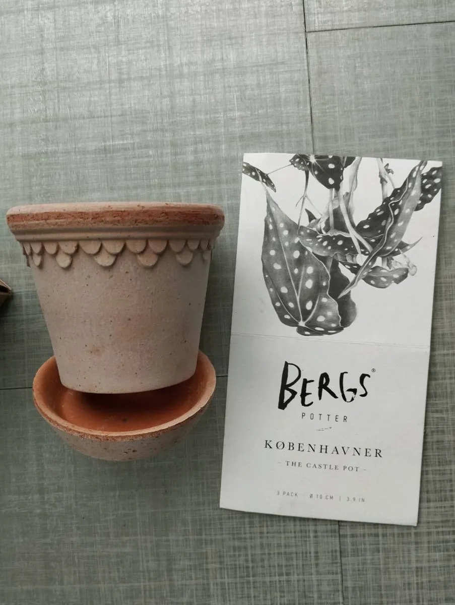 New Terracotta Plant Pot Set, 3 - Image 1